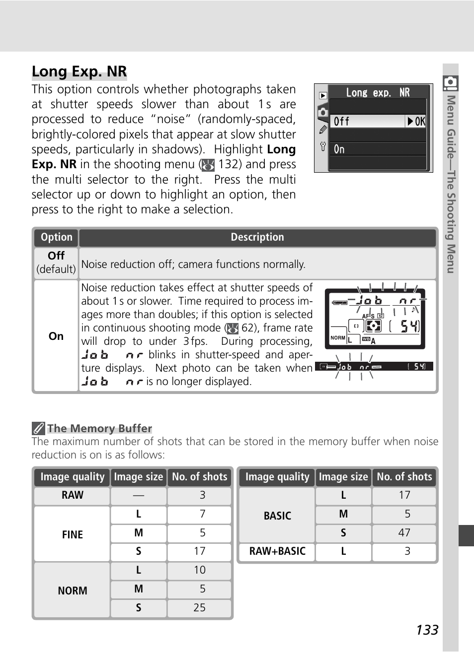 Long exp. nr | Nikon D70S User Manual | Page 143 / 219