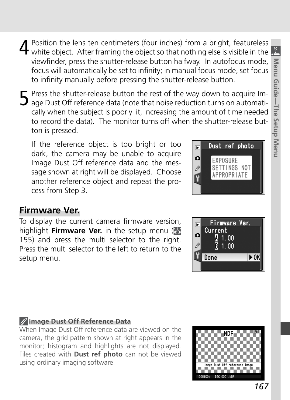 Firmware ver | Nikon D70S User Manual | Page 177 / 219