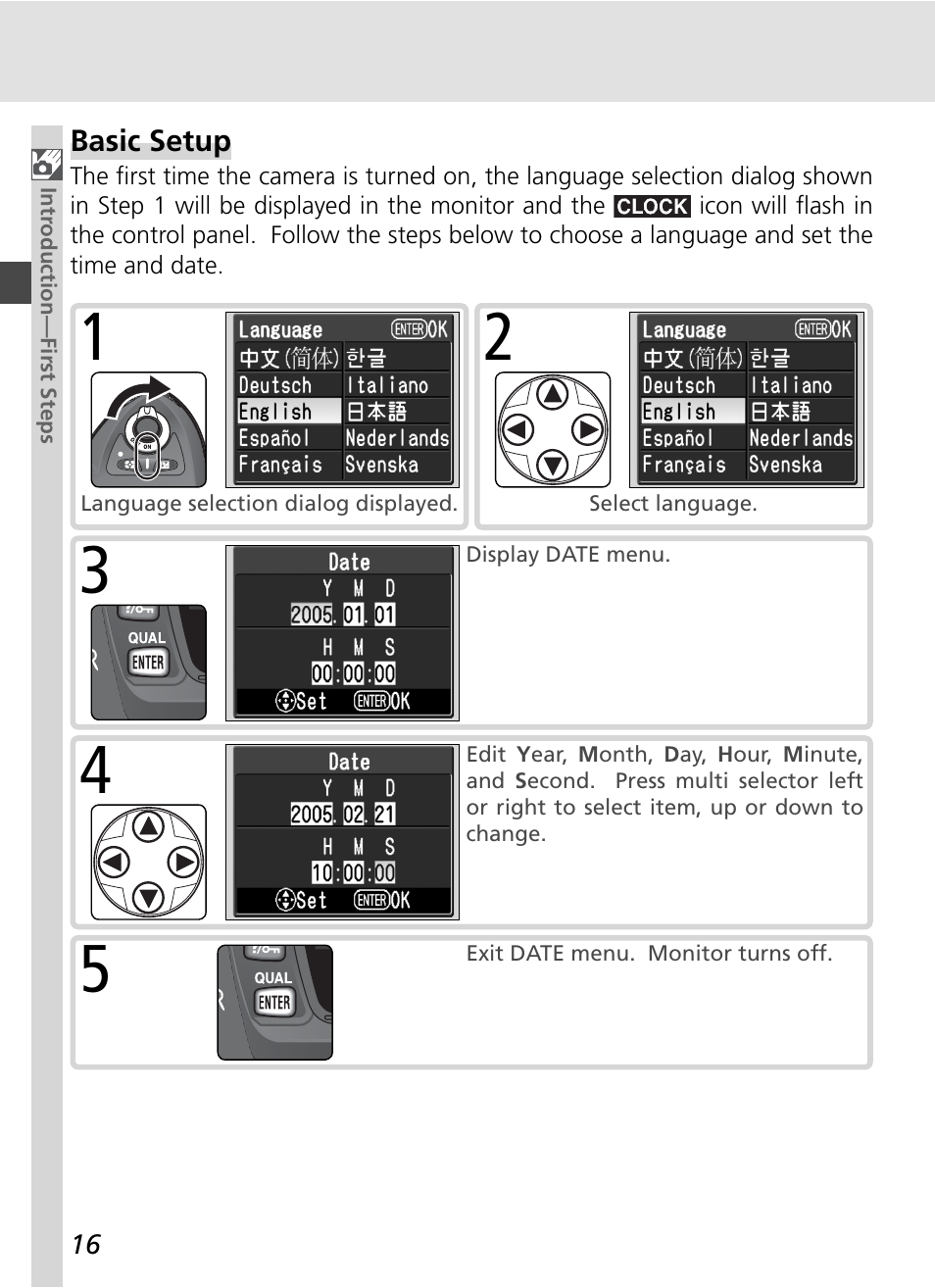 Basic setup | Nikon D70S User Manual | Page 26 / 219