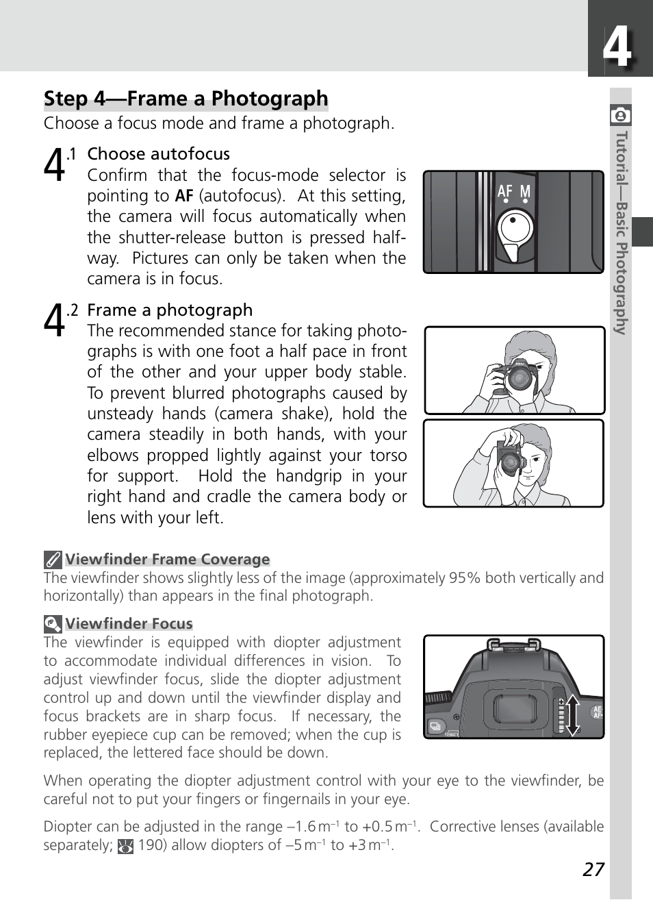 Step 4—frame a photograph | Nikon D70S User Manual | Page 37 / 219