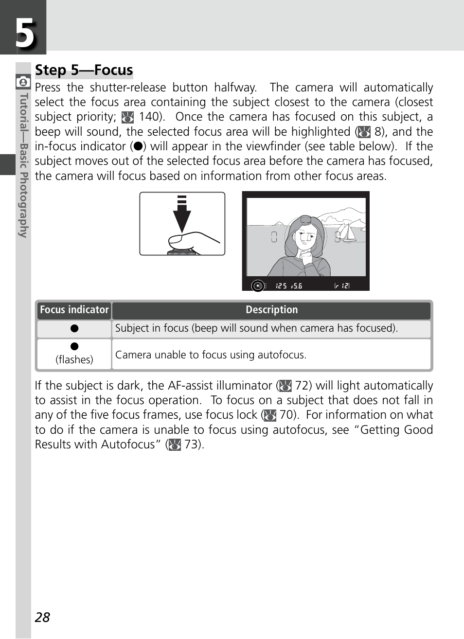 Step 5—focus | Nikon D70S User Manual | Page 38 / 219