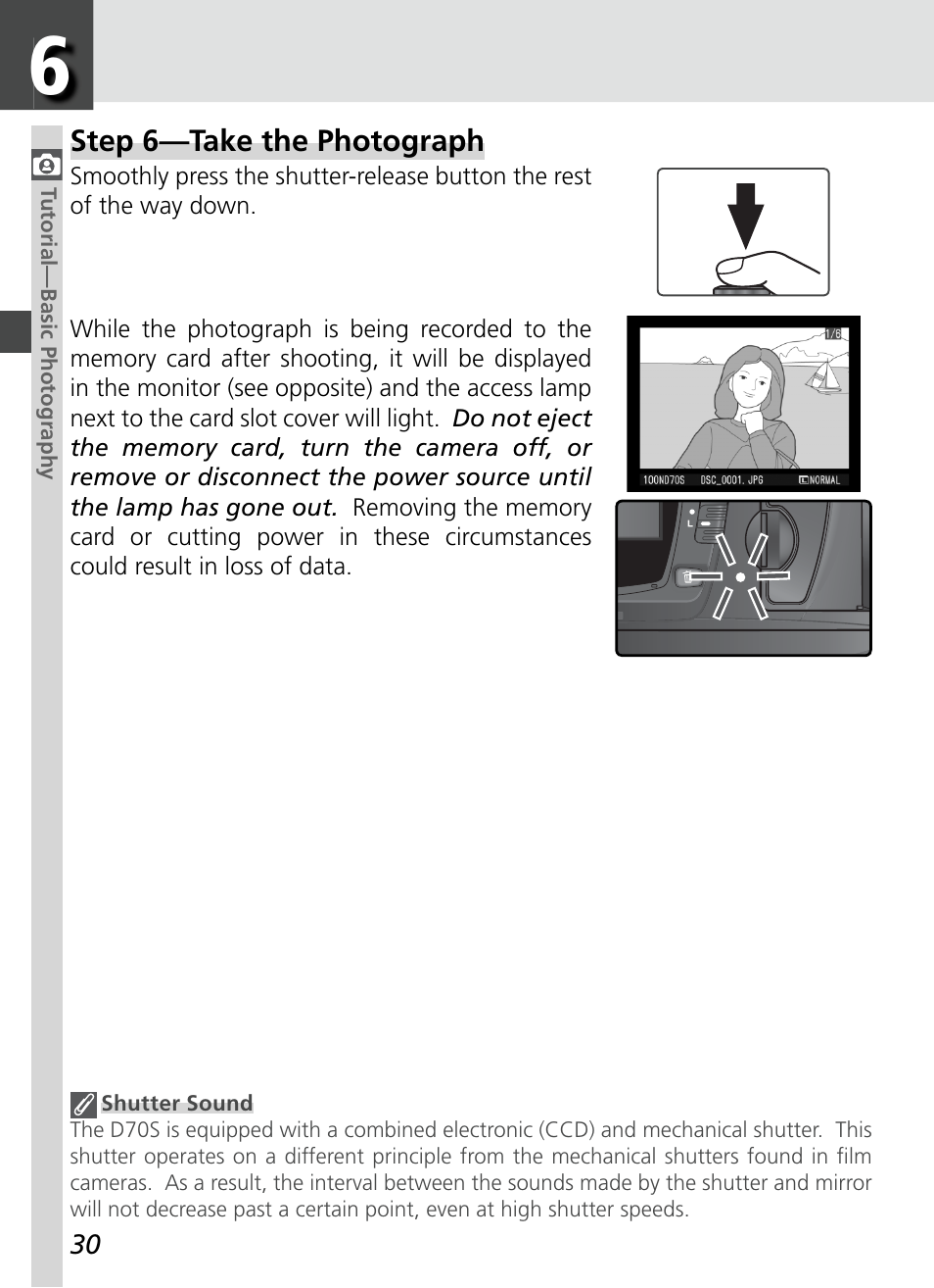 Step 6—take the photograph | Nikon D70S User Manual | Page 40 / 219