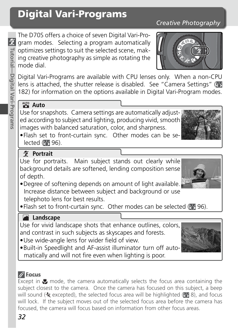 Digital vari-programs | Nikon D70S User Manual | Page 42 / 219