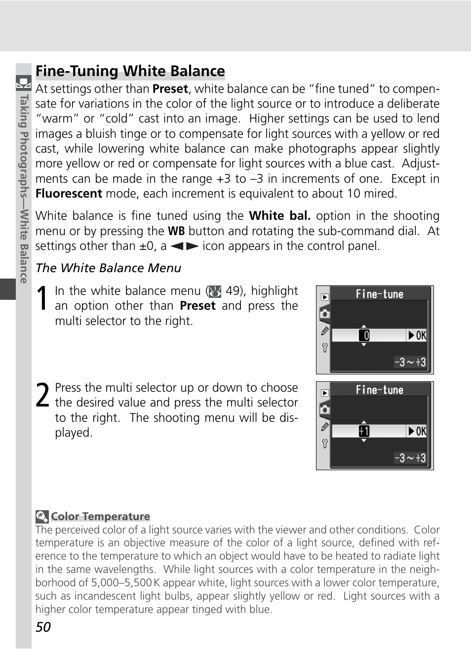 Fine-tuning white balance | Nikon D70S User Manual | Page 60 / 219