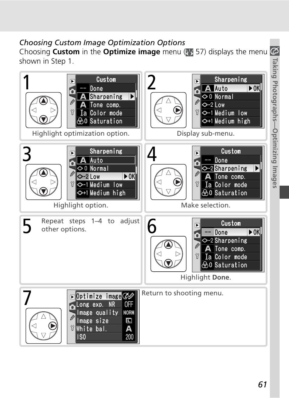 Nikon D70S User Manual | Page 71 / 219