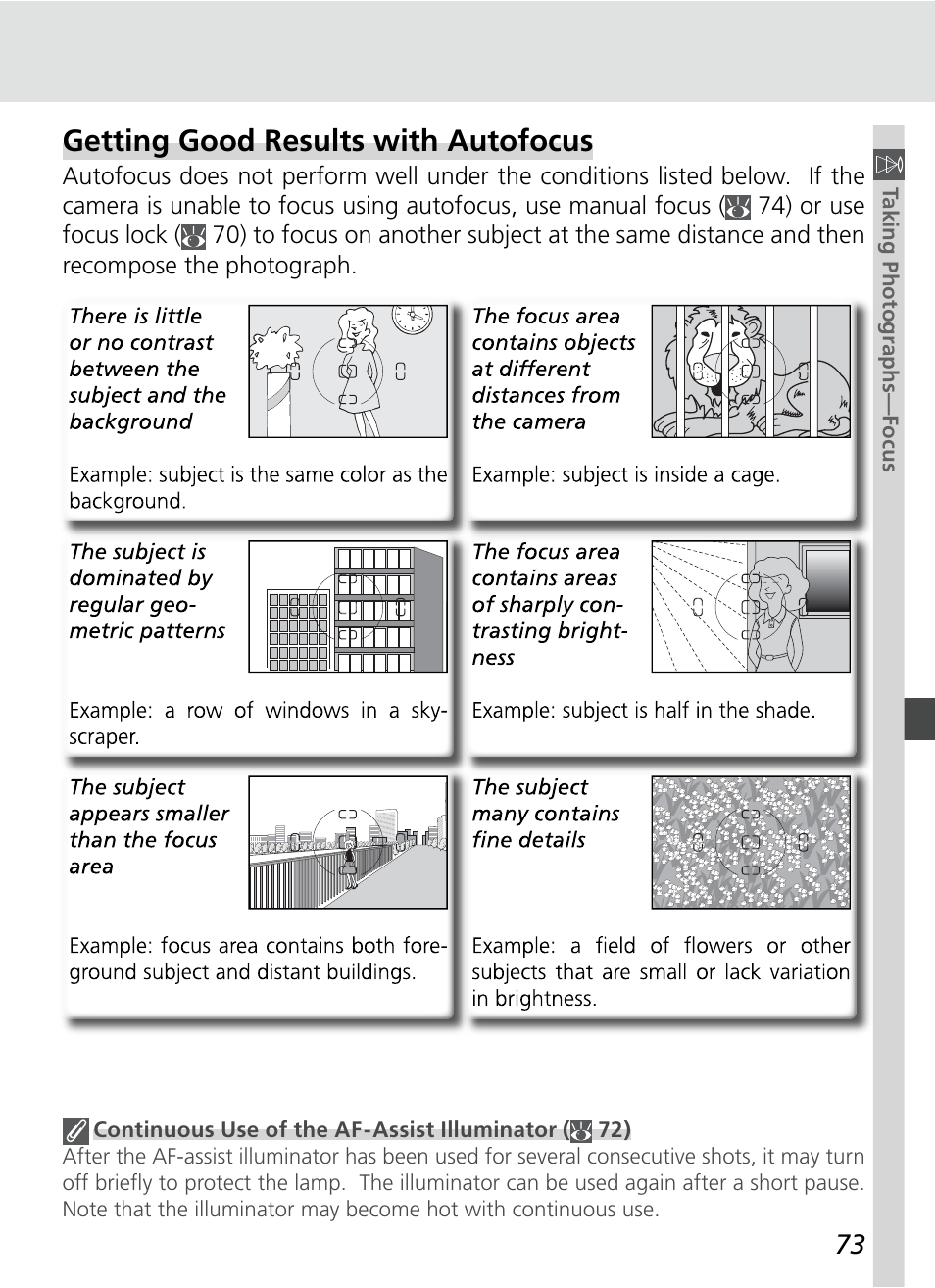 Getting good results with autofocus | Nikon D70S User Manual | Page 83 / 219