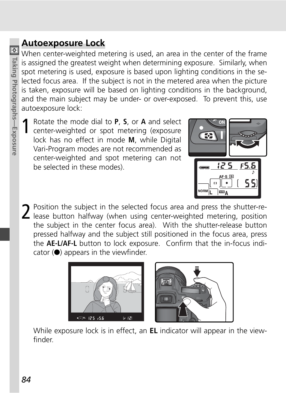 Autoexposure lock | Nikon D70S User Manual | Page 94 / 219