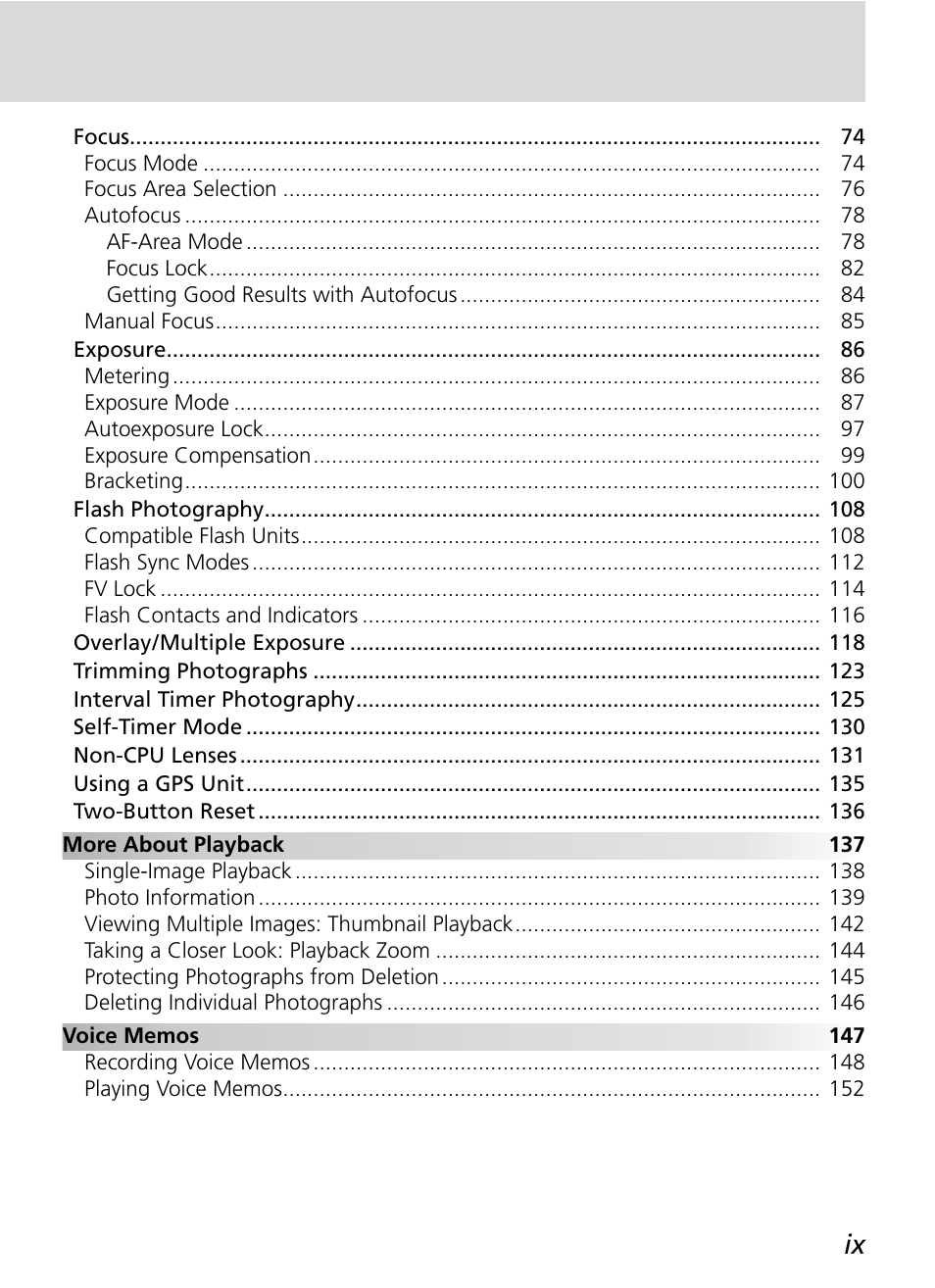 Nikon D2Xs User Manual | Page 11 / 288