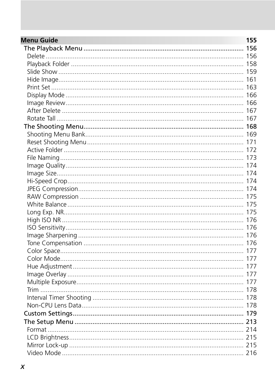 Nikon D2Xs User Manual | Page 12 / 288