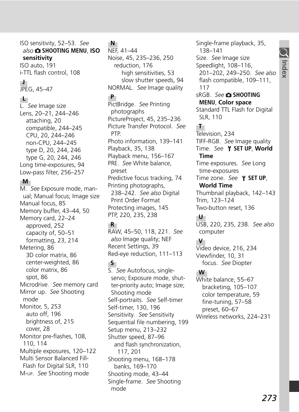 Nikon D2Xs User Manual | Page 287 / 288