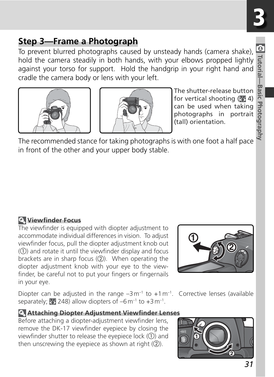 Step 3—frame a photograph | Nikon D2Xs User Manual | Page 45 / 288