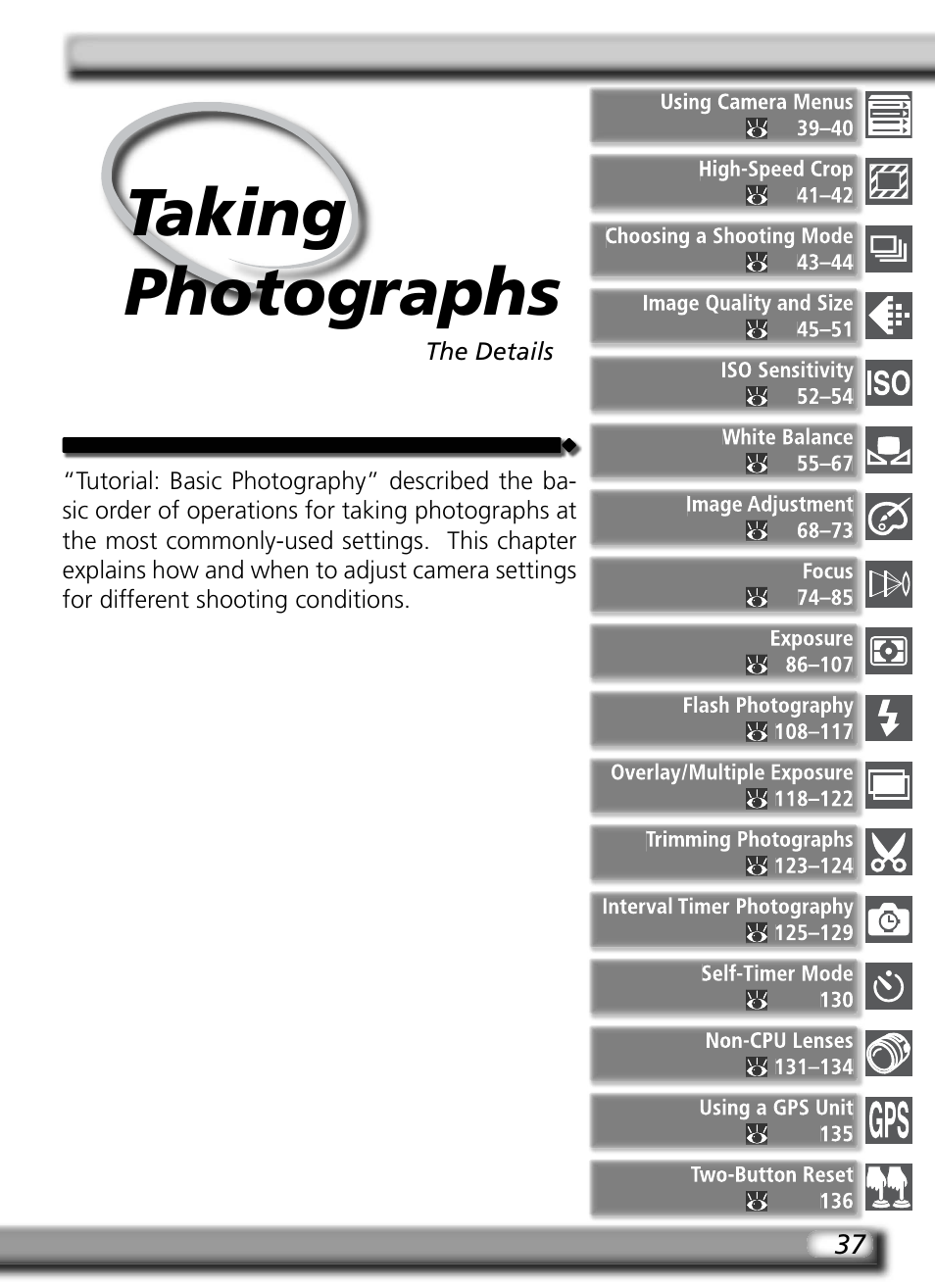 Taking photographs | Nikon D2Xs User Manual | Page 51 / 288