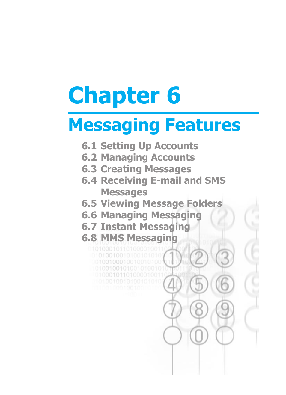 Chapter 6, Chapter 6 messaging features 101, Messaging features | Audiovox SMT5600 User Manual | Page 101 / 211