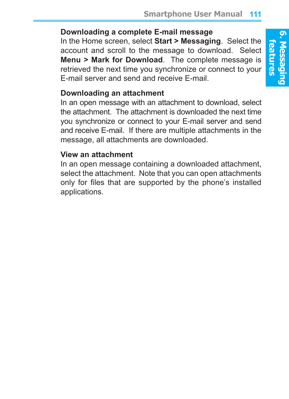 Audiovox SMT5600 User Manual | Page 111 / 211