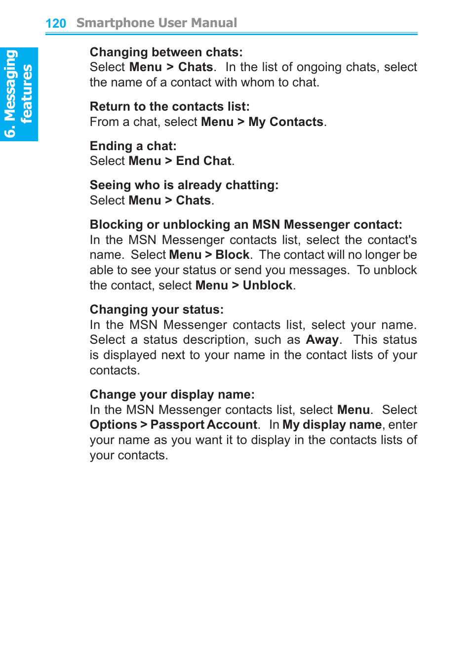 Audiovox SMT5600 User Manual | Page 120 / 211