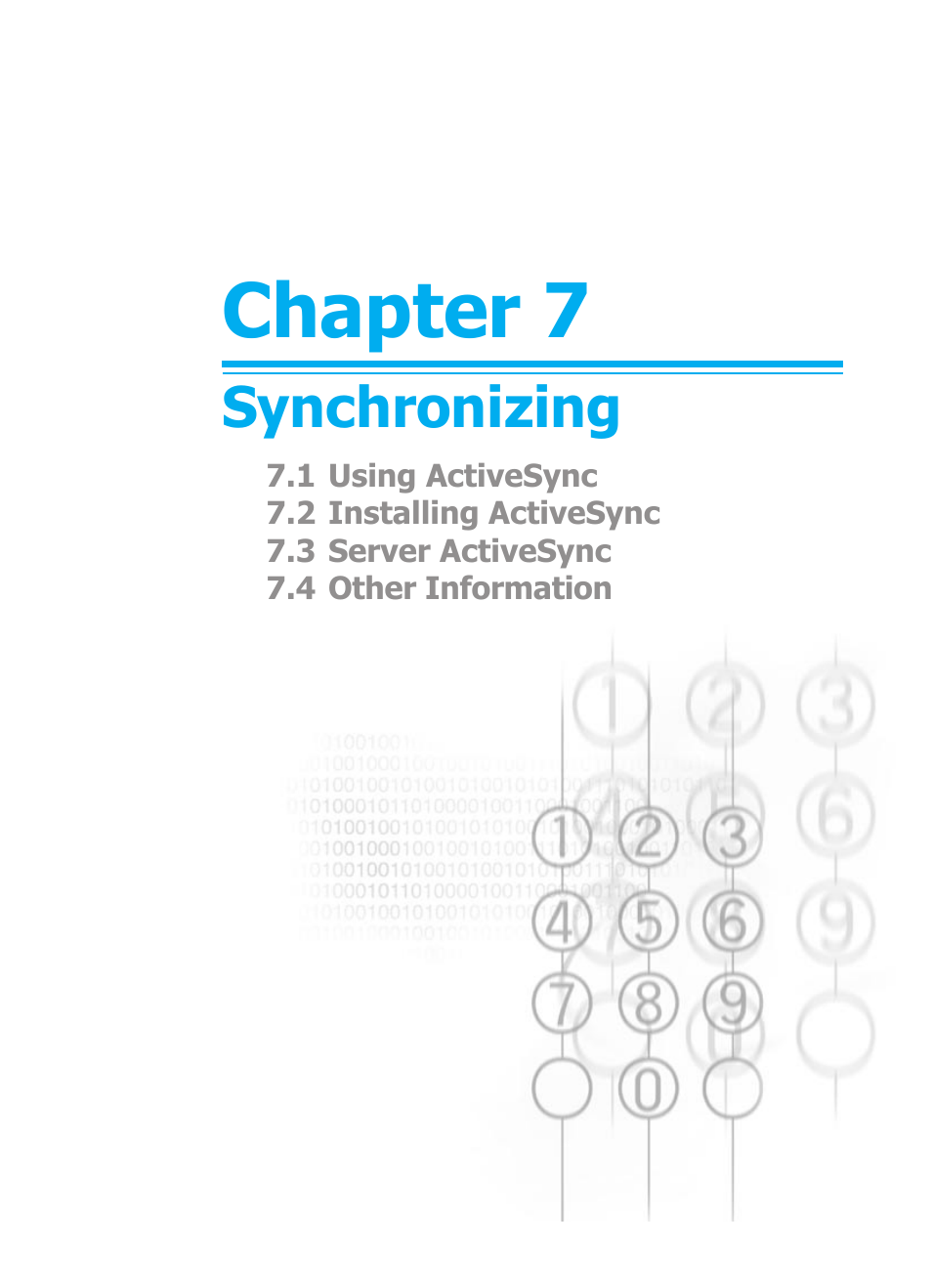 Chapter 7, Chapter 7 synchronizing 131, Synchronizing | Audiovox SMT5600 User Manual | Page 131 / 211