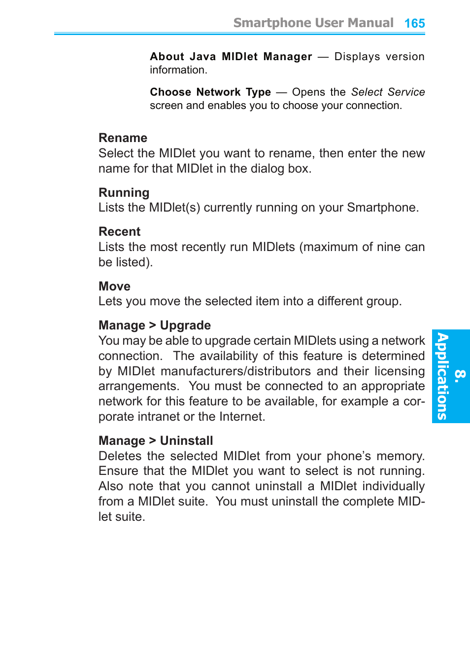 Audiovox SMT5600 User Manual | Page 165 / 211