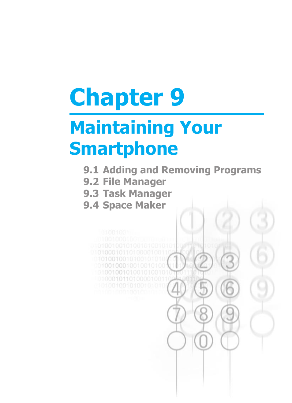 Chapter 9, Chapter 9 maintaining your, Smartphone 169 | Maintaining your smartphone | Audiovox SMT5600 User Manual | Page 169 / 211