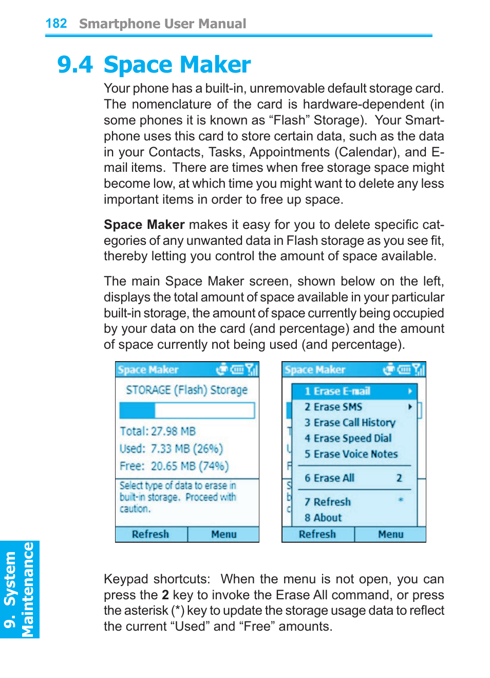 4 space maker | Audiovox SMT5600 User Manual | Page 182 / 211