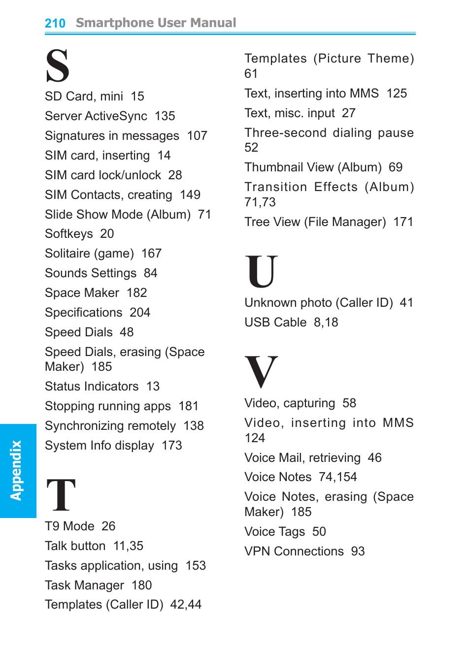 Audiovox SMT5600 User Manual | Page 210 / 211