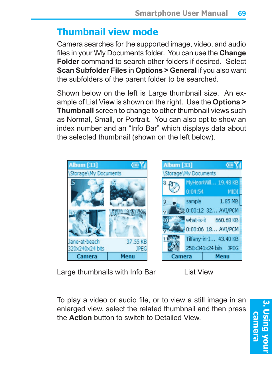 Thumbnail view mode | Audiovox SMT5600 User Manual | Page 69 / 211