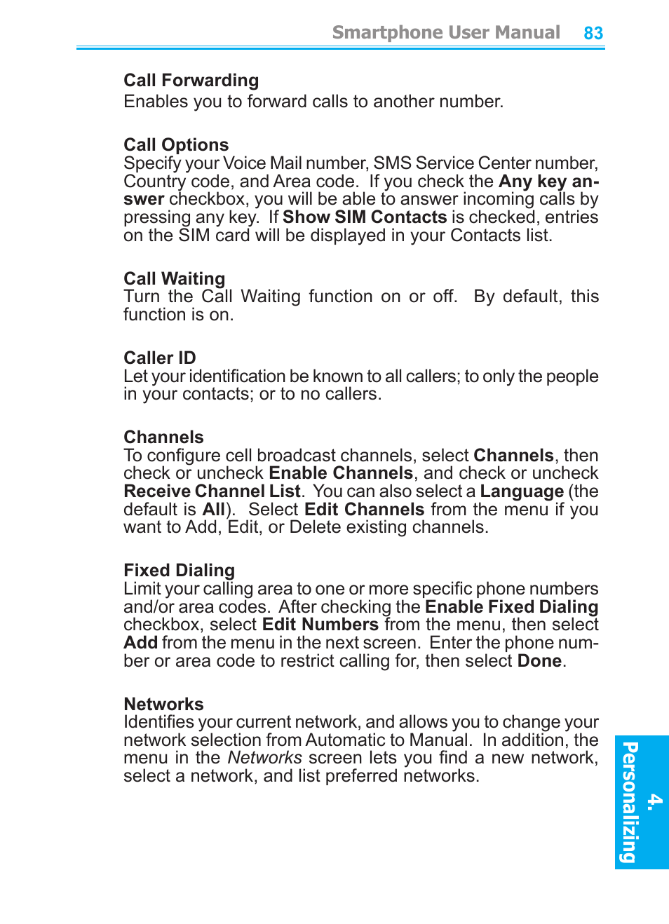 Audiovox SMT5600 User Manual | Page 83 / 211