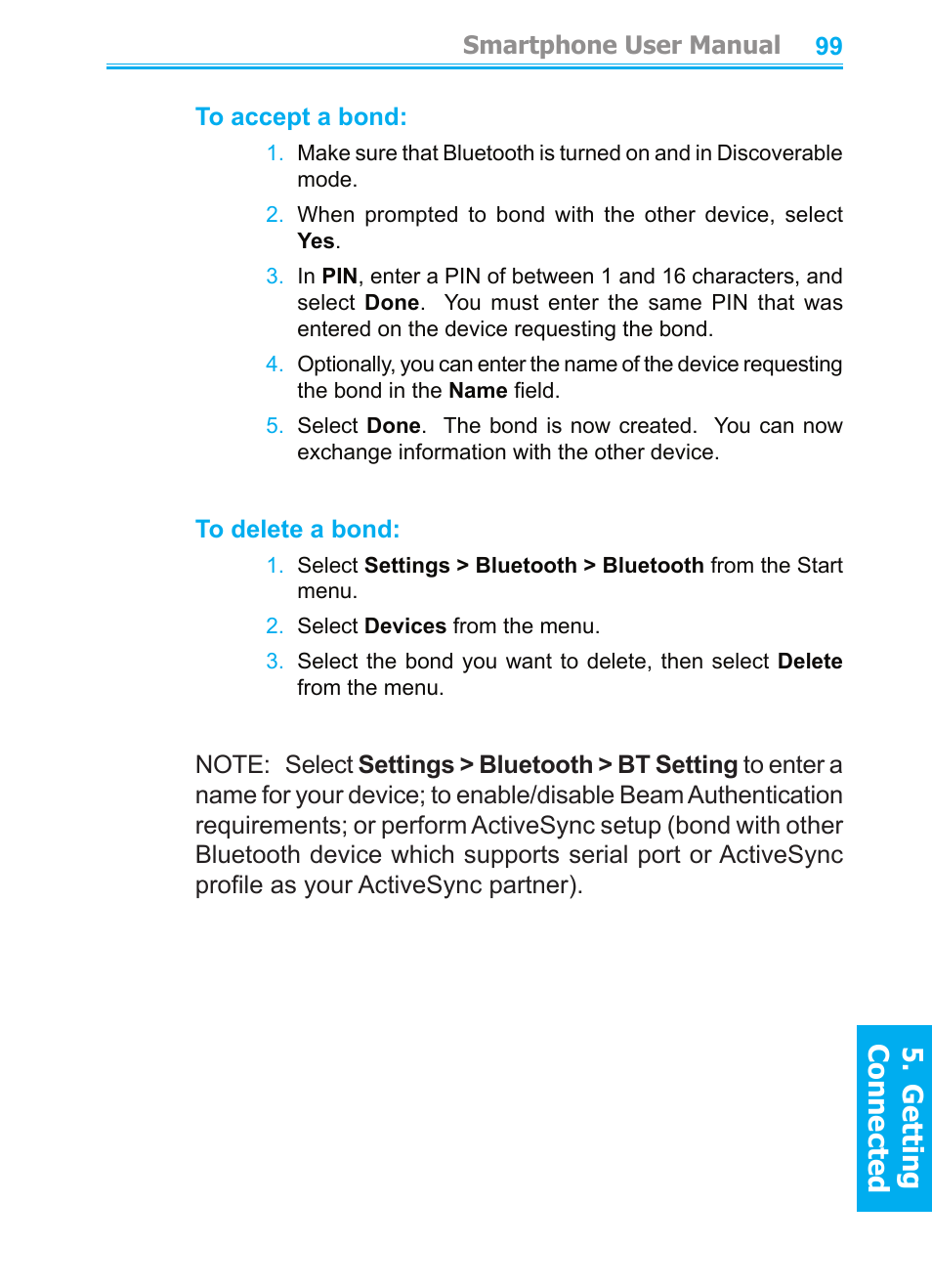 Getting connected | Audiovox SMT5600 User Manual | Page 99 / 211