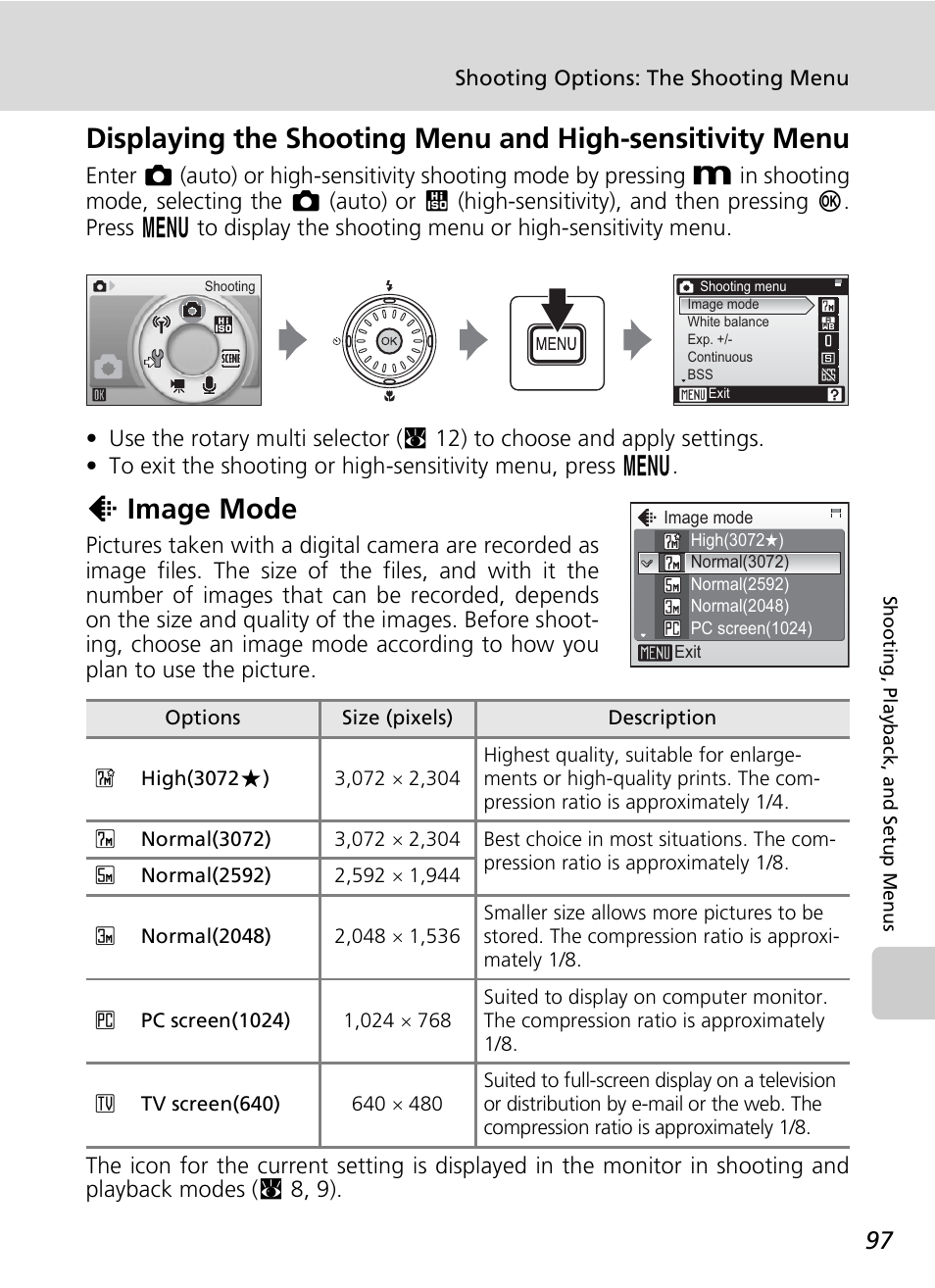 Zimage mode | Nikon S7c User Manual | Page 111 / 200
