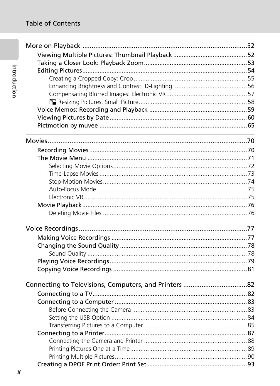 Nikon S7c User Manual | Page 12 / 200