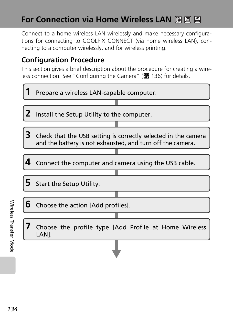 For connection via home wireless lan | Nikon S7c User Manual | Page 148 / 200