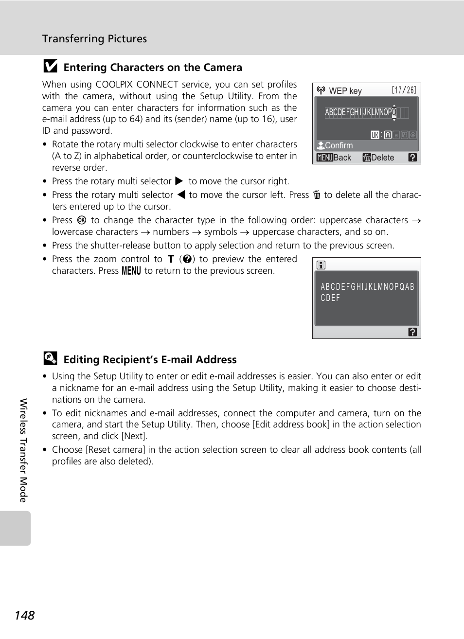 Nikon S7c User Manual | Page 162 / 200