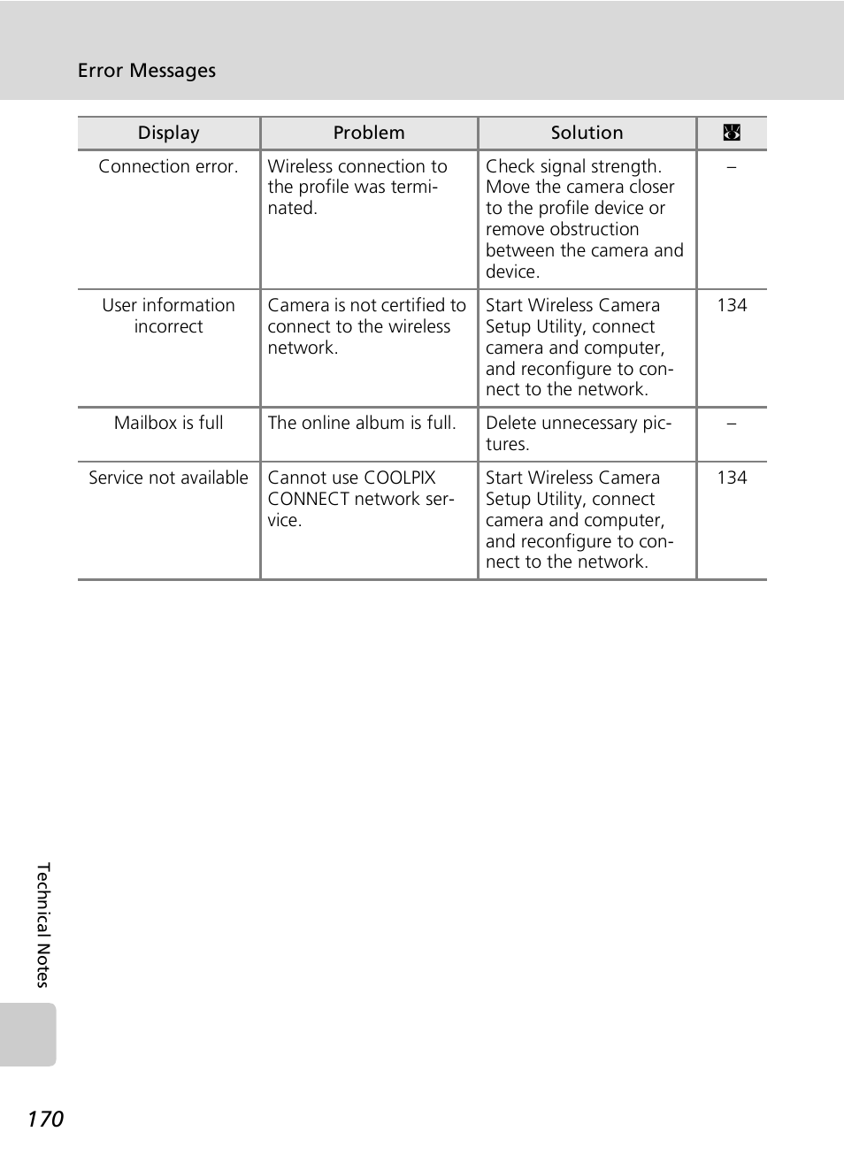 Nikon S7c User Manual | Page 184 / 200