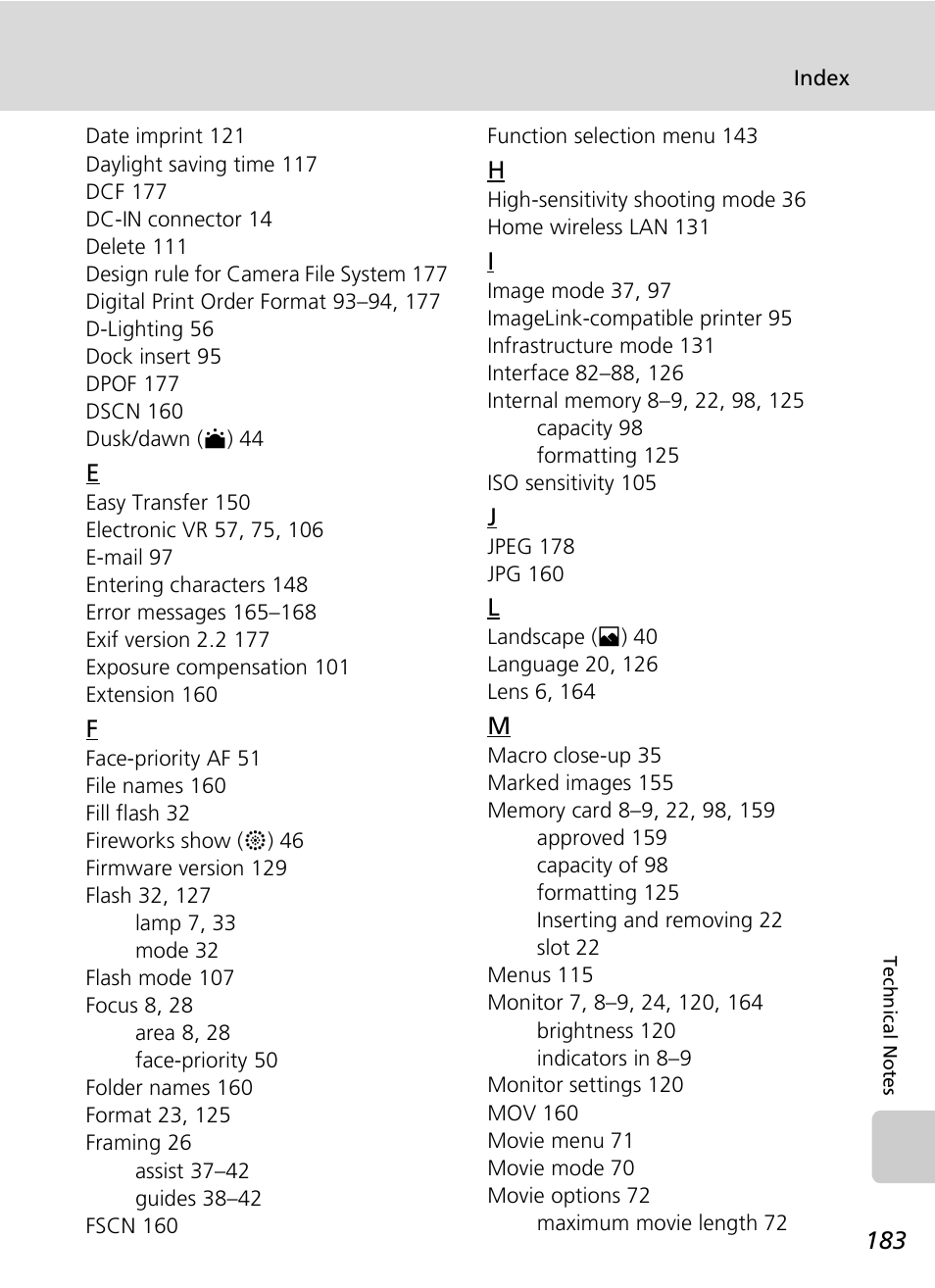 Nikon S7c User Manual | Page 197 / 200