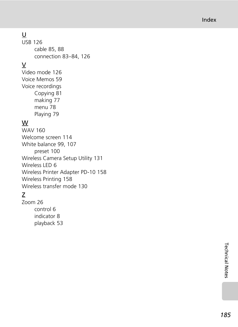 Nikon S7c User Manual | Page 199 / 200