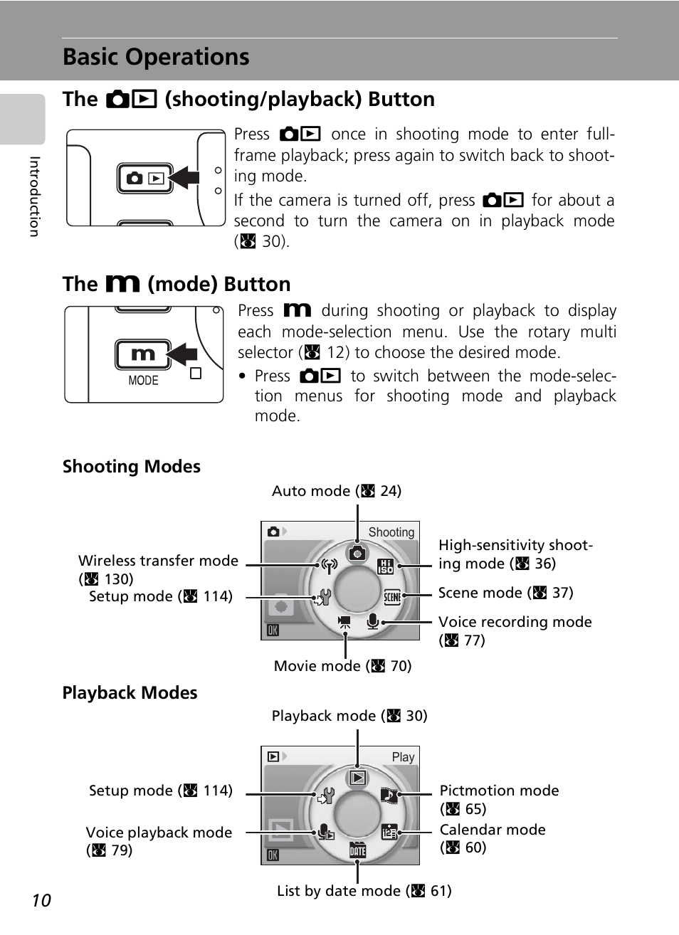 Basic operations | Nikon S7c User Manual | Page 24 / 200