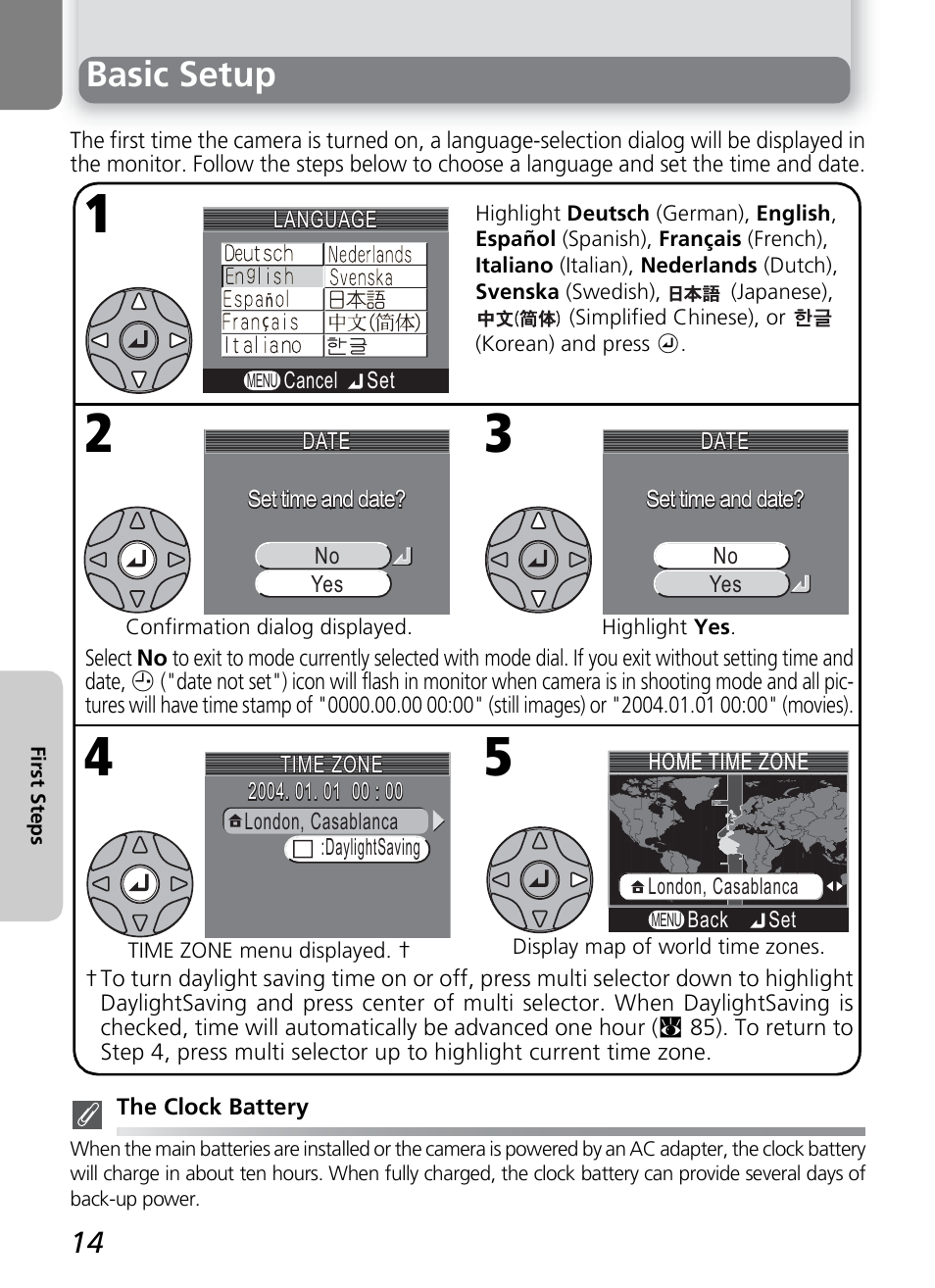 Basic setup | Nikon 2200 - 3200 - 4100 User Manual | Page 24 / 120
