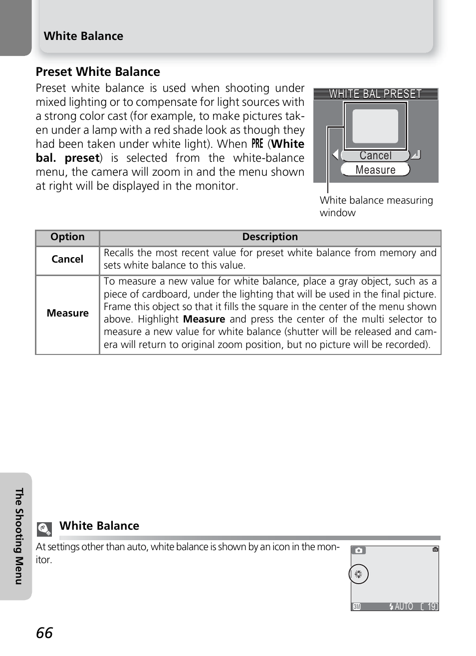 Preset white balance | Nikon 2200 - 3200 - 4100 User Manual | Page 76 / 120