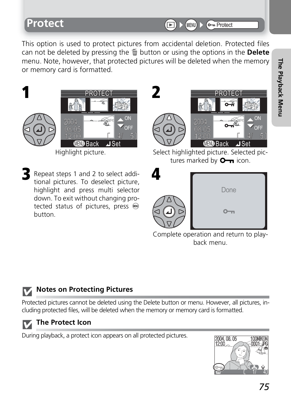 Protect | Nikon 2200 - 3200 - 4100 User Manual | Page 85 / 120