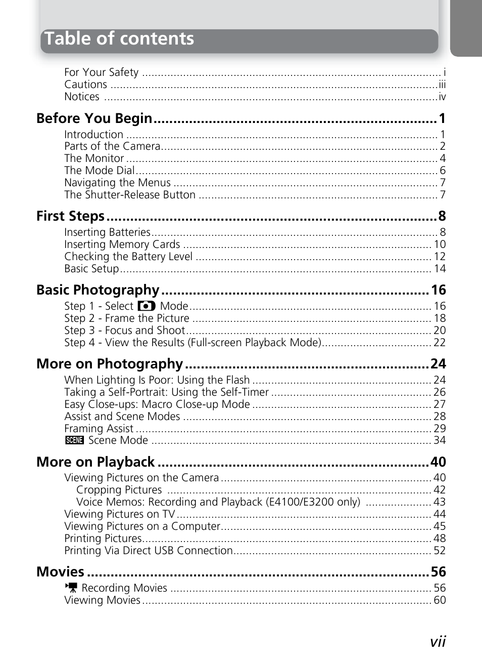 Nikon 2200 - 3200 - 4100 User Manual | Page 9 / 120