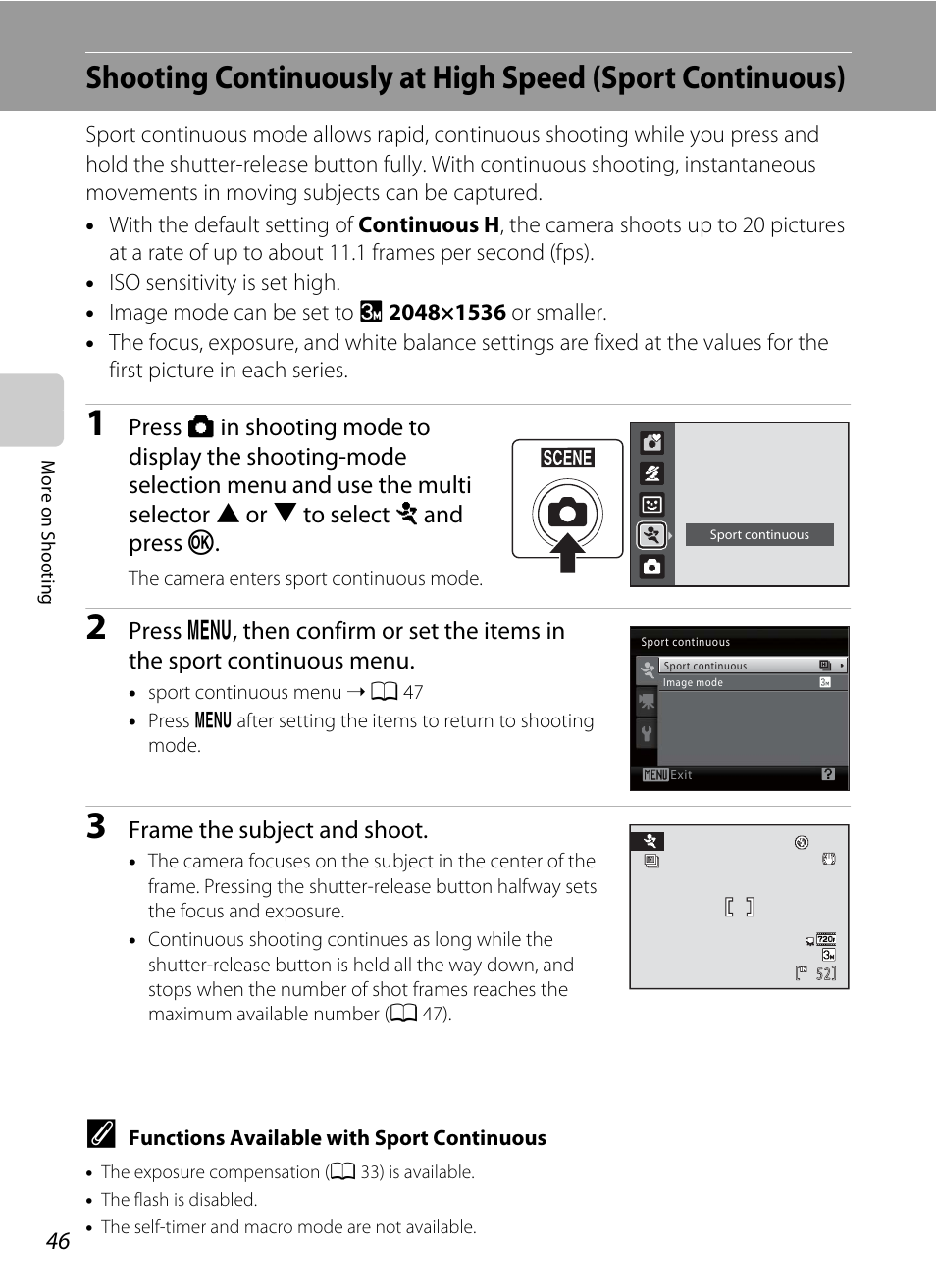 A 46 | Nikon Coolpix L110 User Manual | Page 58 / 156