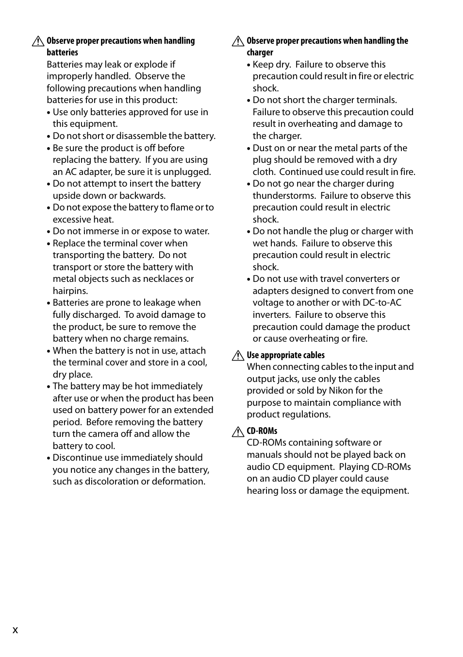 Nikon D3100 User Manual | Page 12 / 224