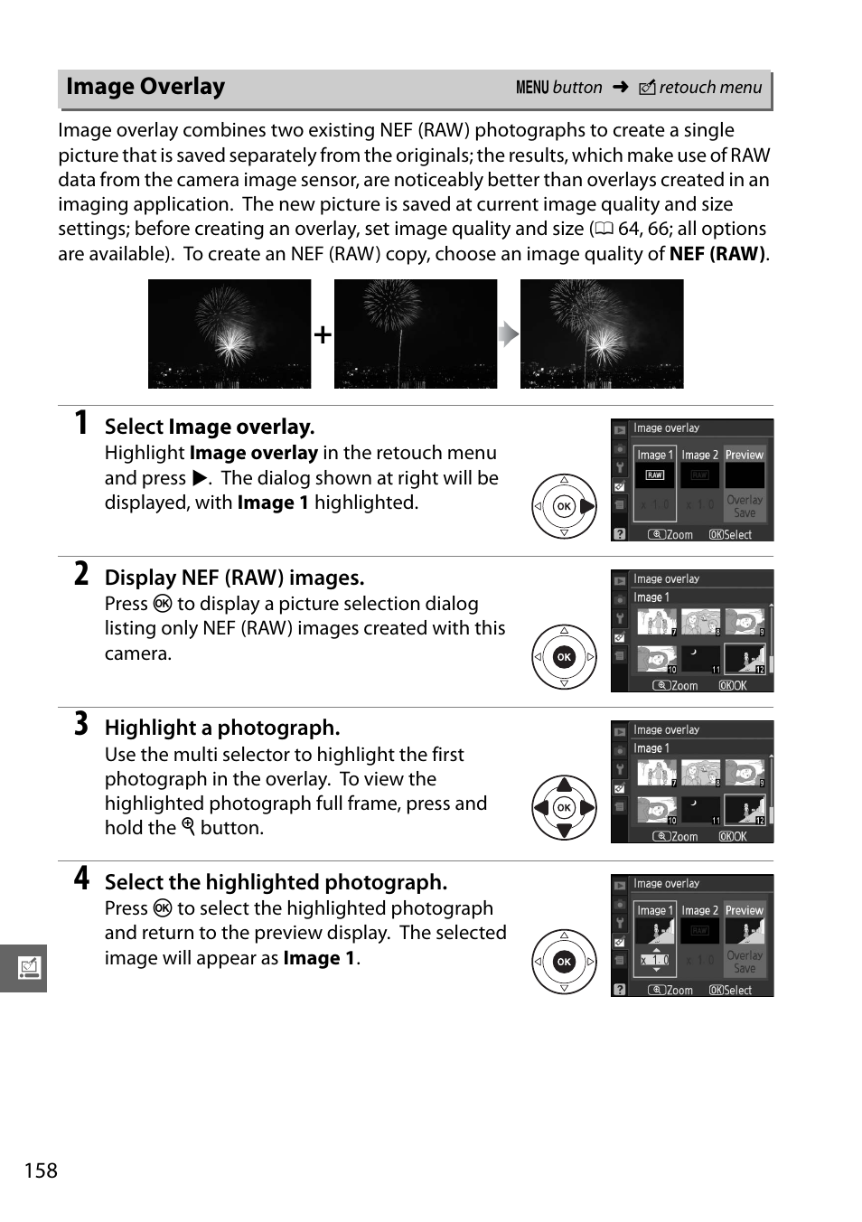 Image overlay | Nikon D3100 User Manual | Page 174 / 224