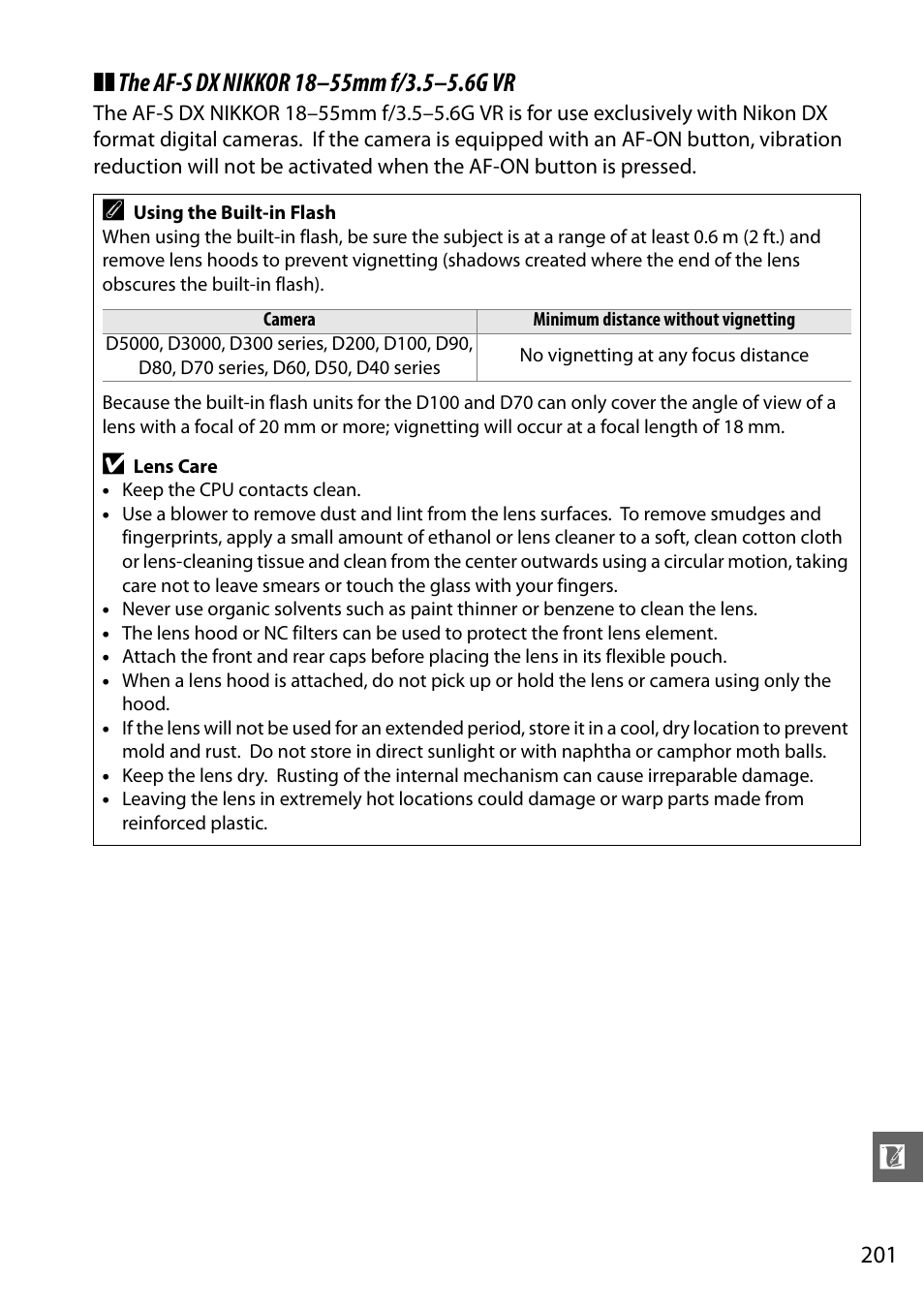 Nikon D3100 User Manual | Page 217 / 224