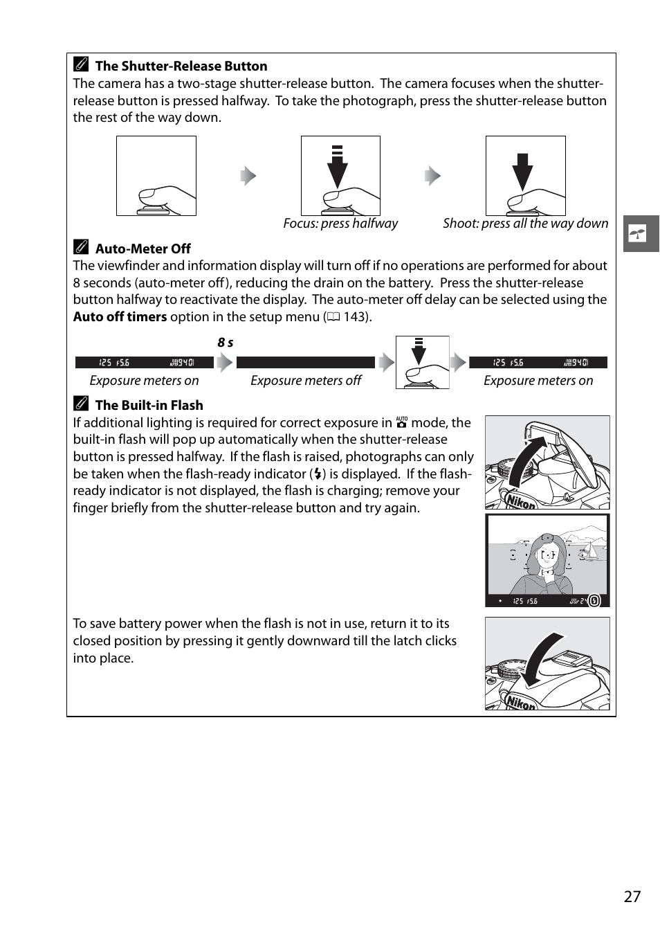 Nikon D3100 User Manual | Page 43 / 224