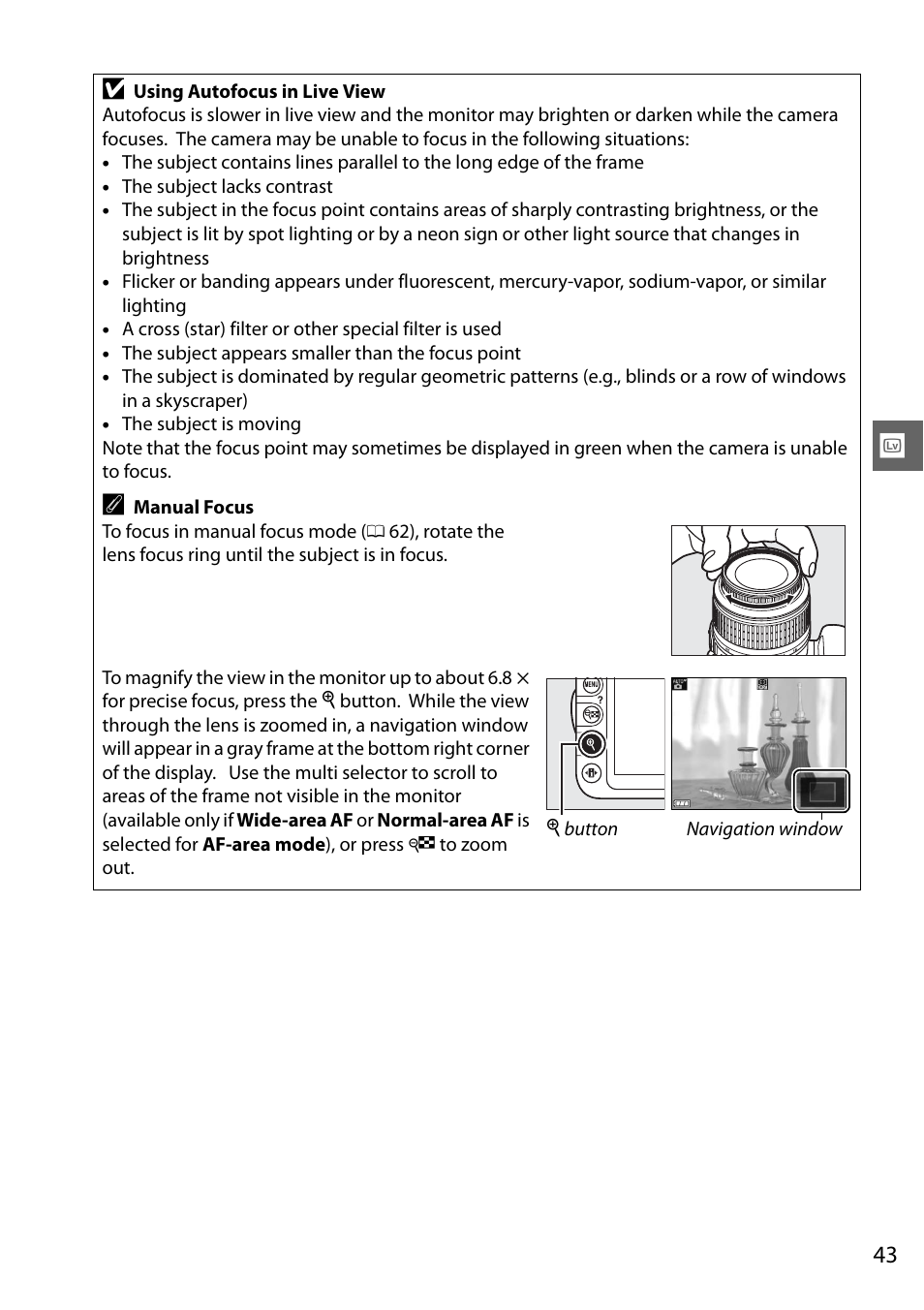 Nikon D3100 User Manual | Page 59 / 224
