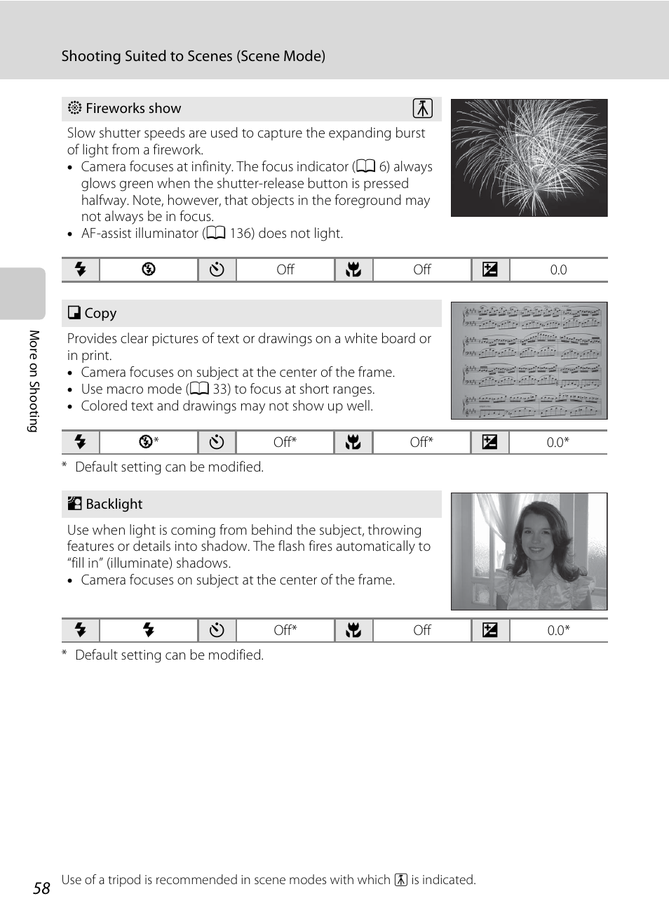 A 58) | Nikon Coolpix S3000 User Manual | Page 70 / 184