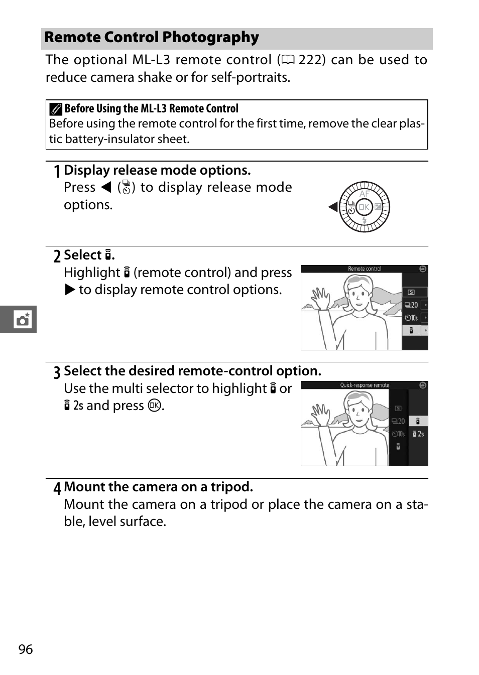 Remote control photography | Nikon V3 User Manual | Page 120 / 296