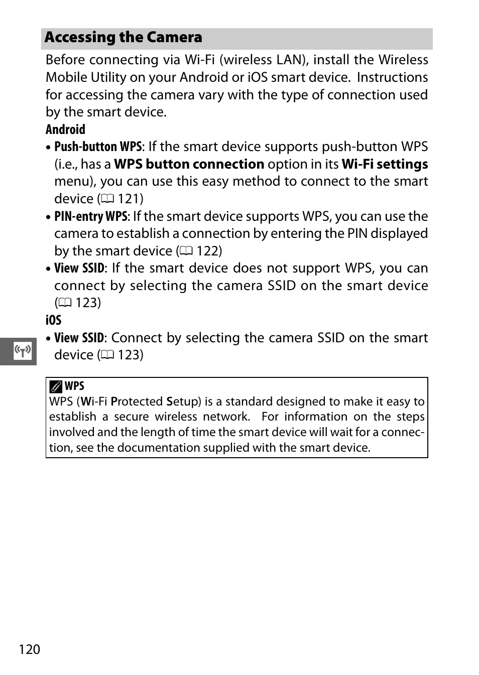 Accessing the camera | Nikon V3 User Manual | Page 144 / 296