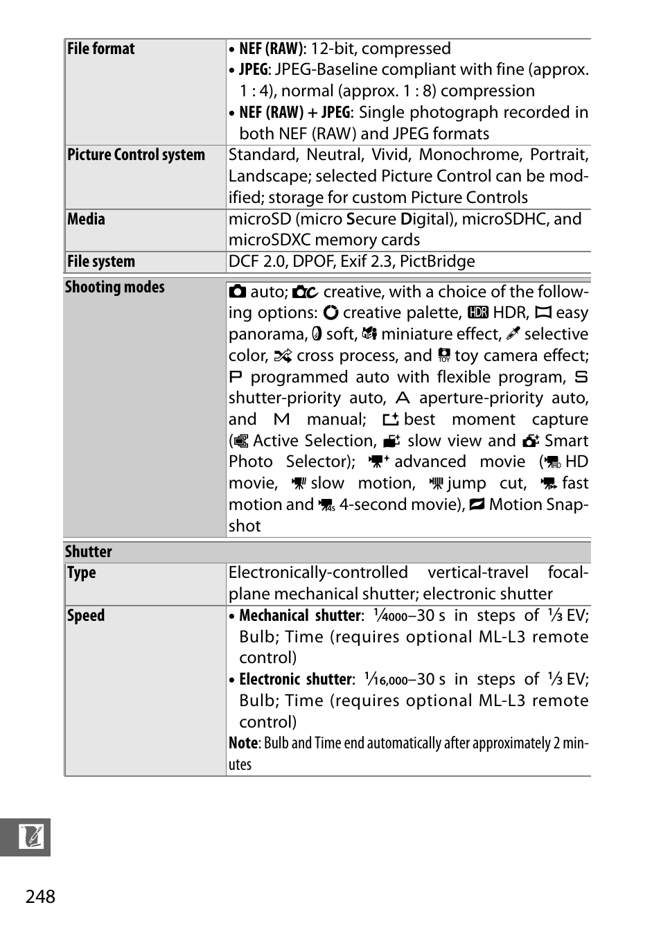 Nikon V3 User Manual | Page 272 / 296