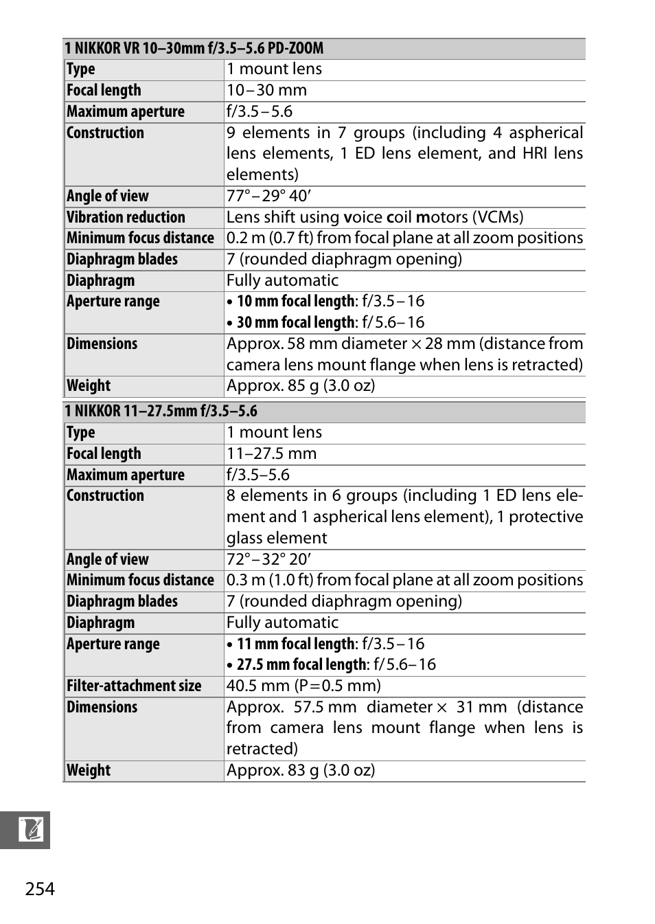 Nikon V3 User Manual | Page 278 / 296